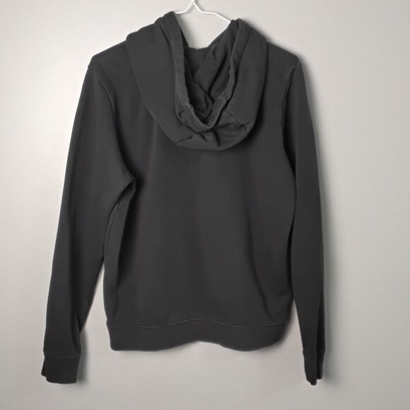 Nike Sportswear Club Fleece Graphic Swoosh Pullover Hoodie Black Size Small - Picture 2 of 3